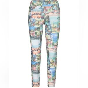 Patchington‎ Tribal Pattern Pant Palmgreen Audrey Midrise Ankle Jegging Size 6